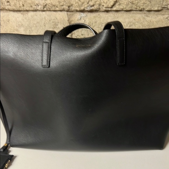 Saint Laurent Black and Gold Tote Bag with Structured Design - Picture 2 of 12